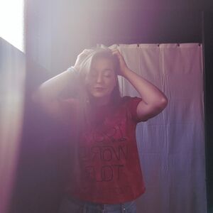 Taylor Swift 1989 World Tour Custom Crop Tee M